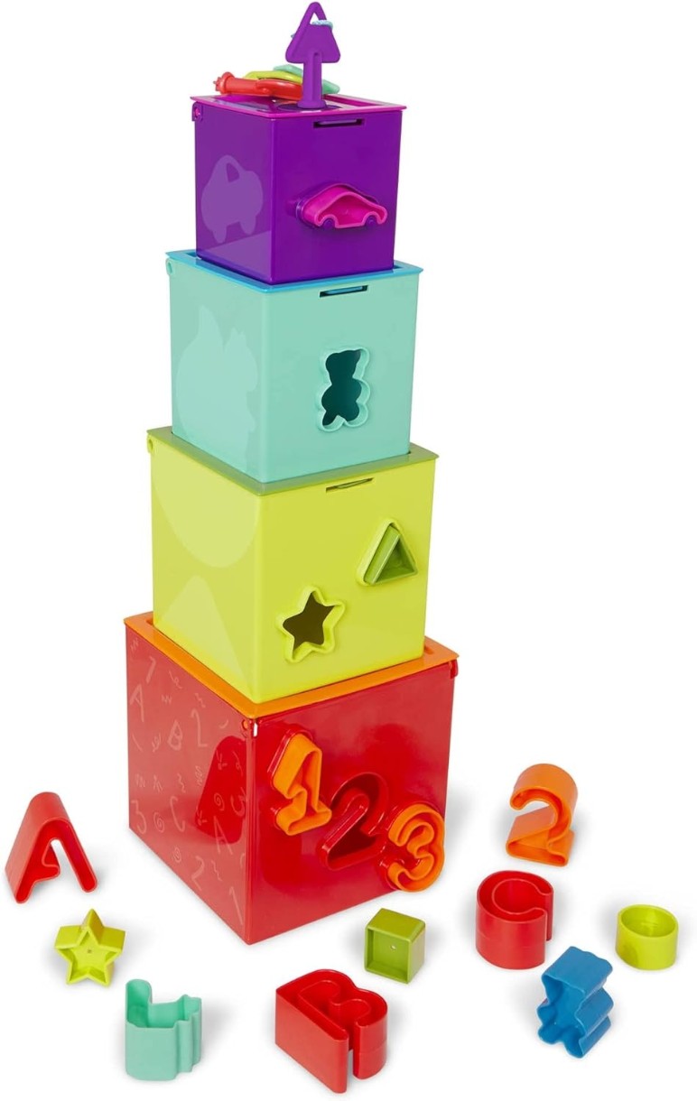 Sortator Battat Lock & Learn Activity Cubes (BT2751Z)