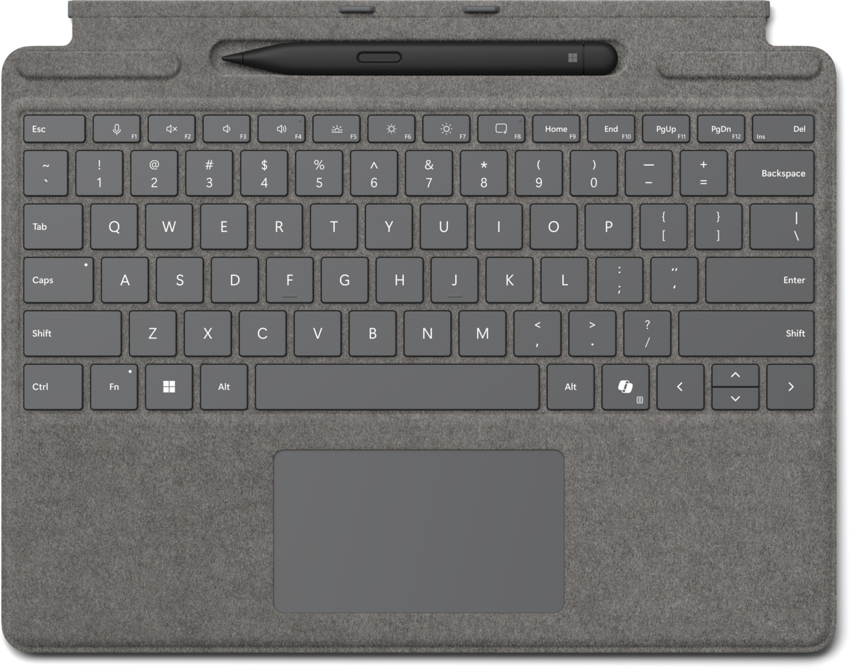Клавиатура Microsoft Surface Pro 10/11 Keyboard Inkl Pen2 +Copilot Taste Platin (8X8-00168)