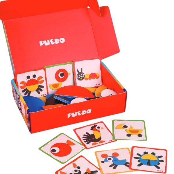 Развивающий набор Puedo Colorful Shapes (K1923)