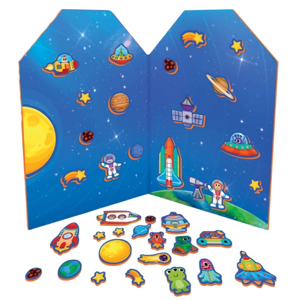 Set jucării Puedo Magnetic Space Set (K1937)