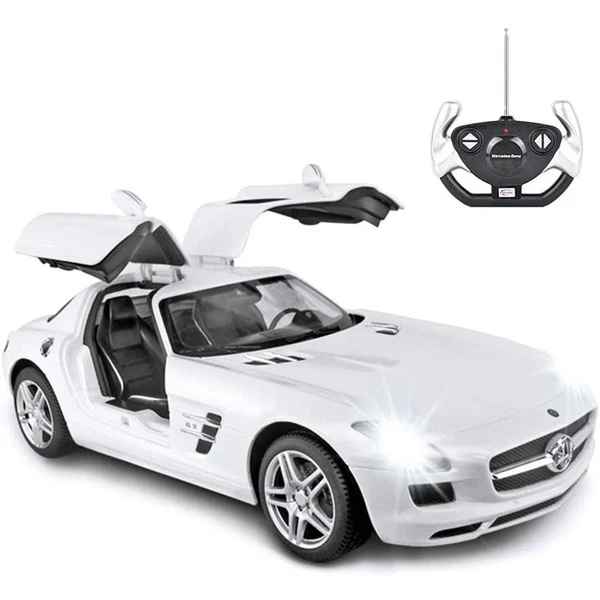 Jucărie teleghidată Rastar 1:14  Mercedes-Benz SLS White (47600-8)
