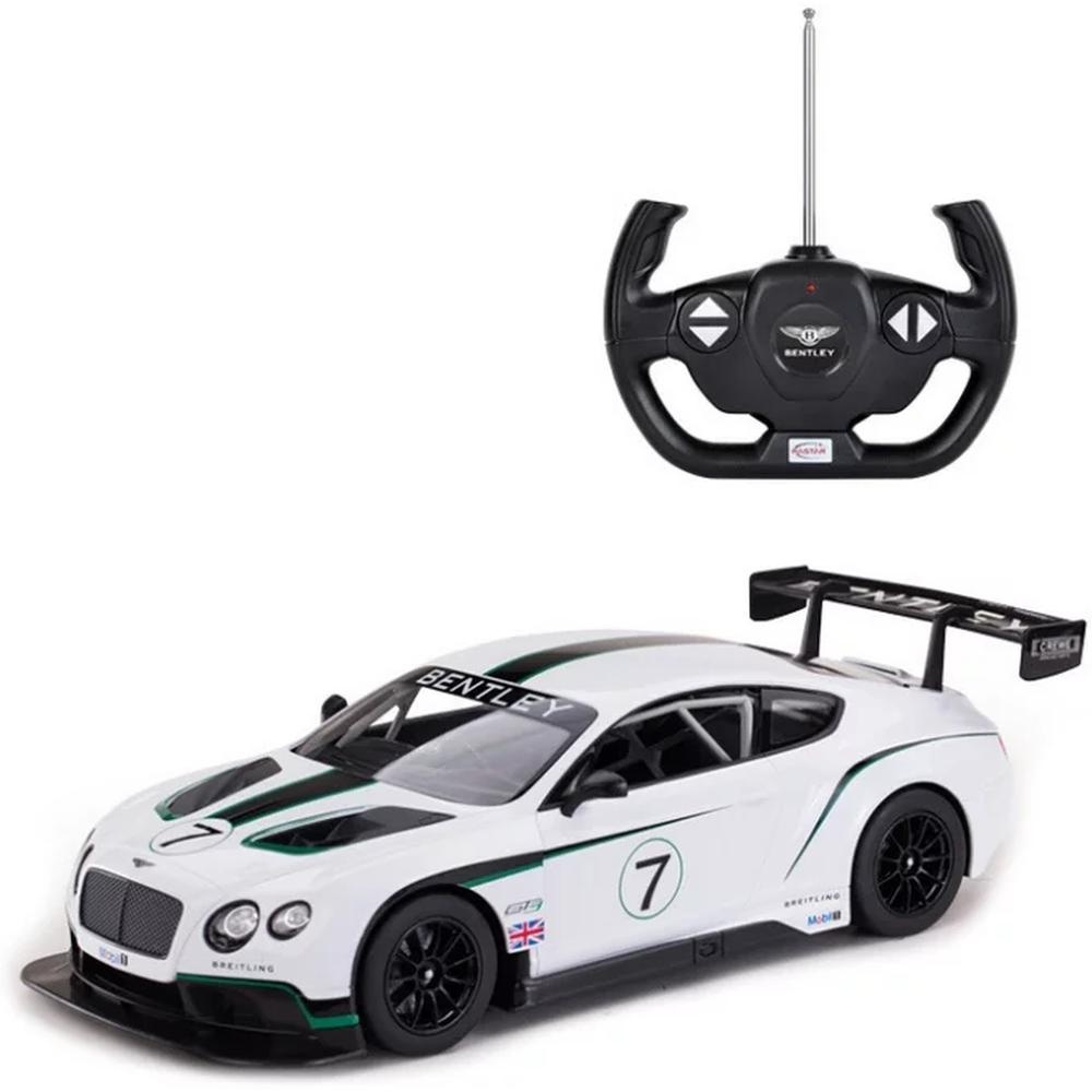 Радиоуправляемая игрушка Rastar 1:14 Bentley GT3 Performance White (70600)
