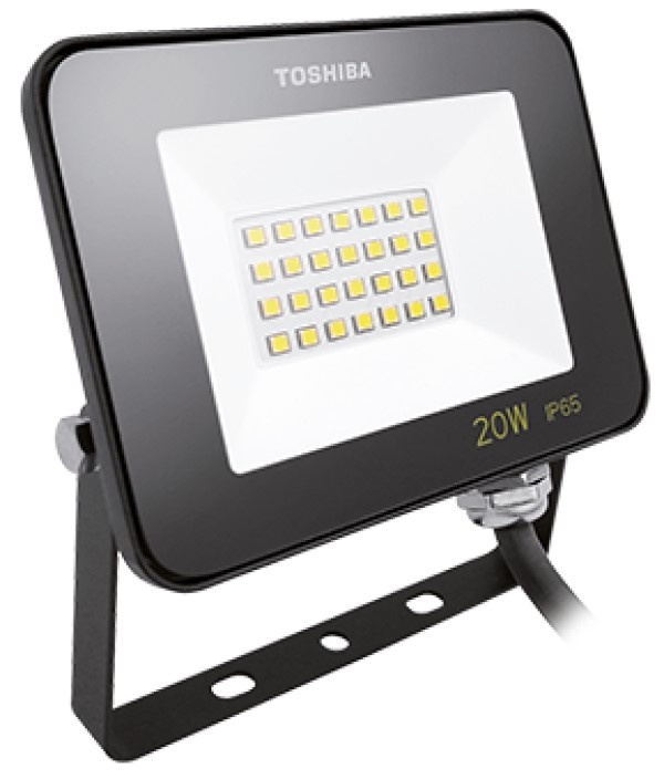 Прожектор Toshiba IP65 20W 4000K Black 00172834