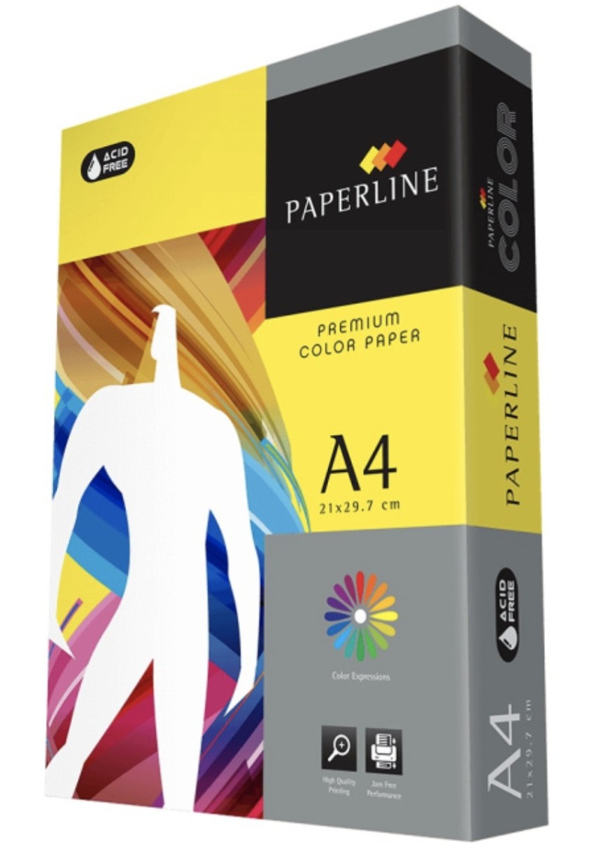 Hartie copiator Paperline A4 160g/m2 250p Lemon