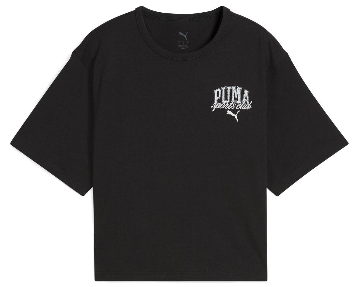 Женская футболка Puma Class Crop Tee Puma Black, s.S