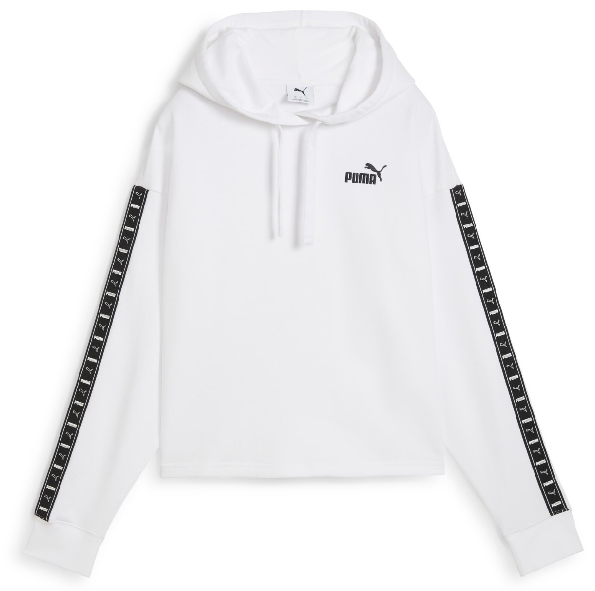 Hanorac damă Puma Ess Tape Crop Hoodie Tr Puma White, s.XL