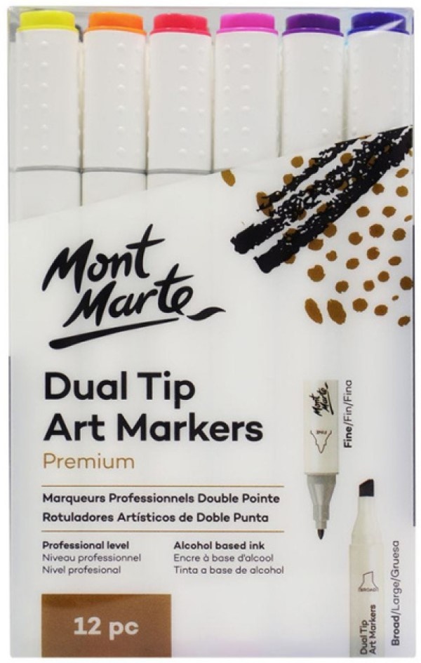 Маркеры Mont Marte MMPM0022 12pcs
