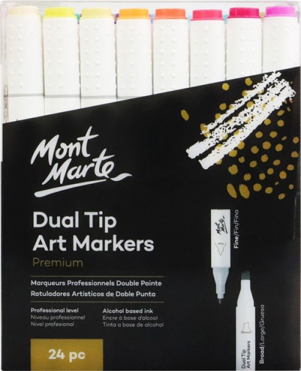 Markere Mont Marte Pvc Box MMPM0028 24pcs