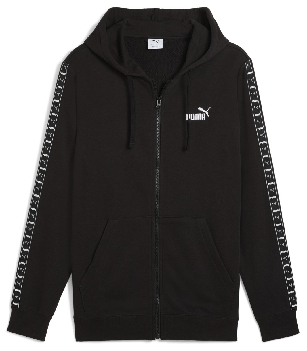 Hanorac pentru bărbați Puma Ess Tape Full-Zip Hoodie Tr Puma Black, s.M