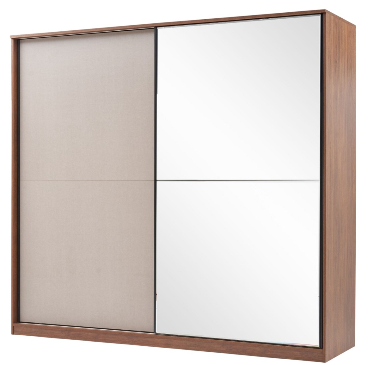 Шкаф-купе Dogtas Nova 3200389560 Walnut/Cappuccino