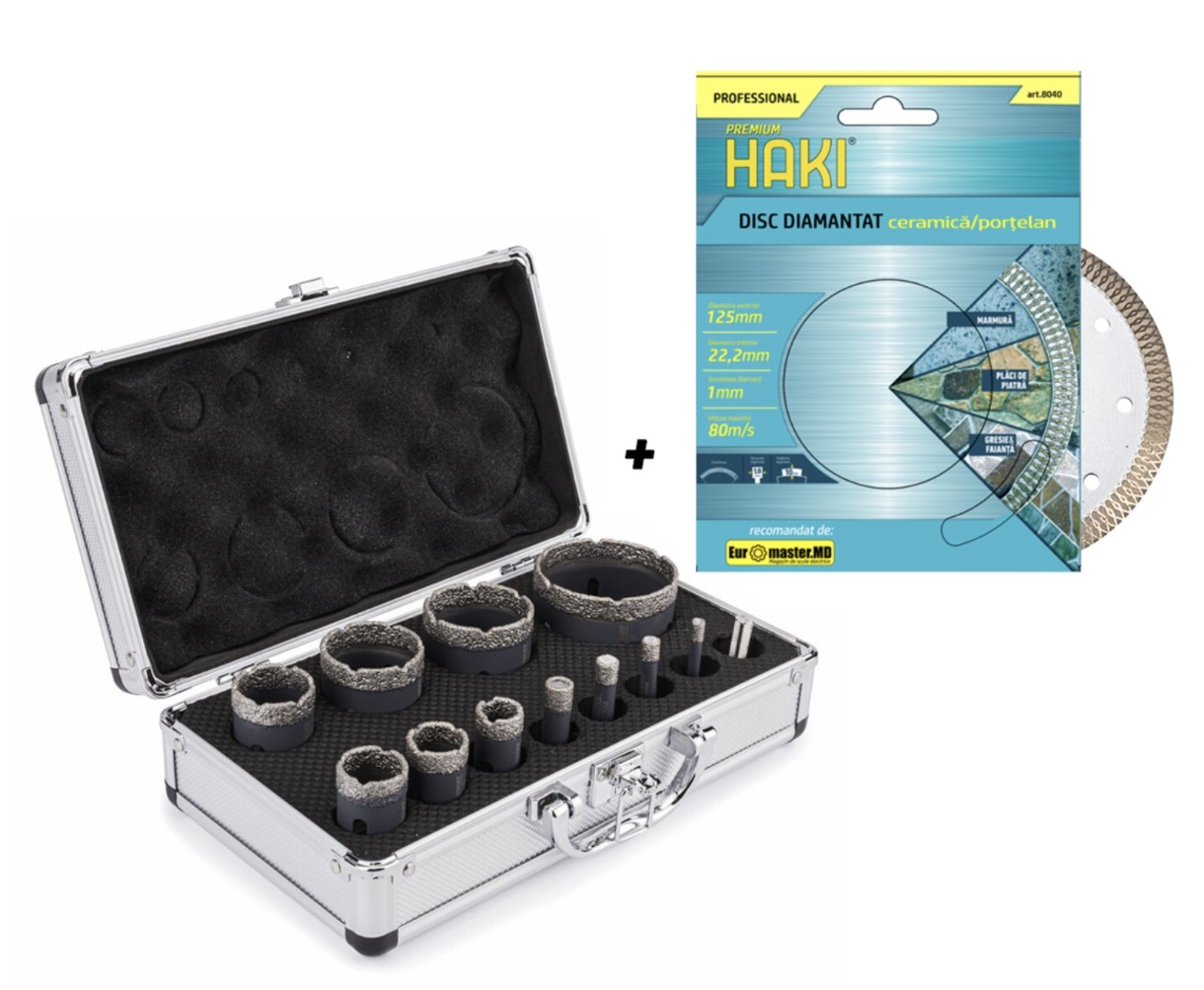 Set carote diamantate Haki 5015