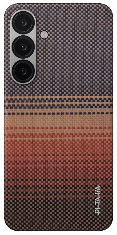 Husa de protecție Pitaka Sunset Moonrise Tactile Woven Case for Samsung S25 Sunset