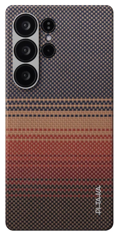 Husa de protecție Pitaka Sunset Moonrise Tactile Woven Case for Samsung S25 Ultra Sunset