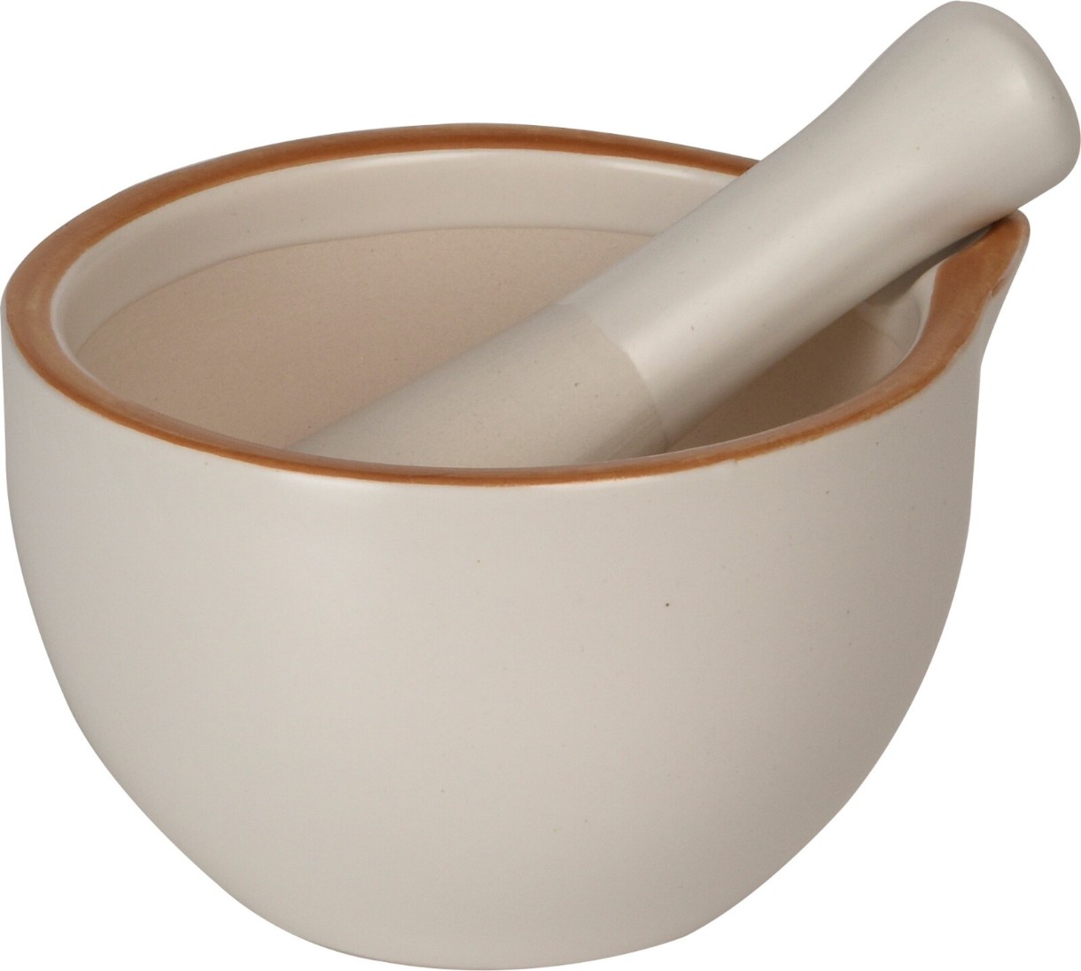 Ступа с пестиком EH Brown Rim 330ml (52611)