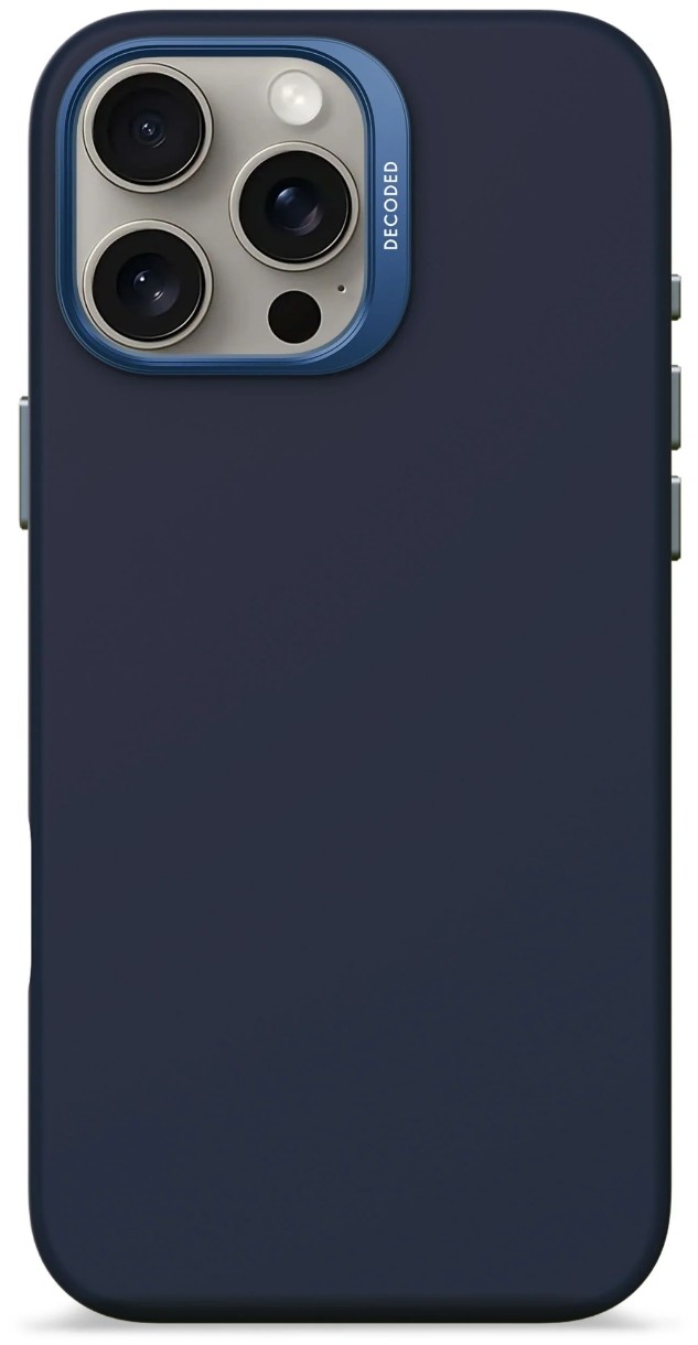 Чехол Decoded Antimicrobial Silicone MagSafe for iPhone 16 Pro Max Blueprint (D25IPO16PMBCS9NY)