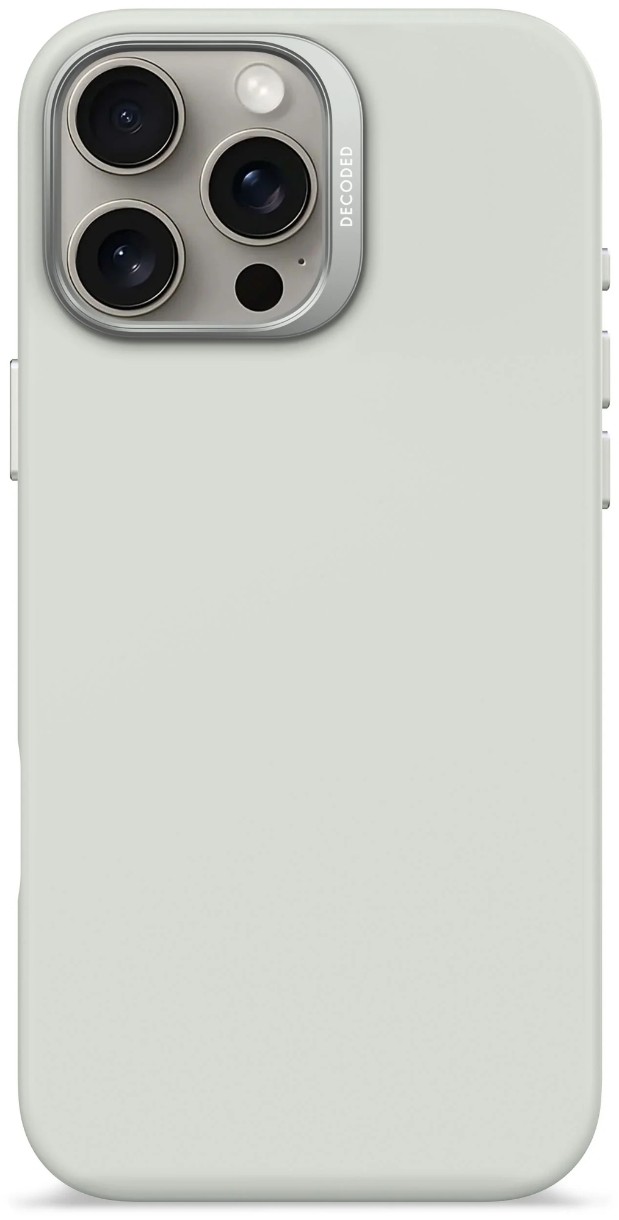 Чехол Decoded Antimicrobial Silicone MagSafe for iPhone 16 Pro Stone Gray (D25IPO16PBCS9CLY)