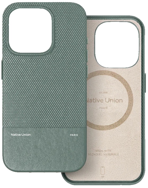 Husa de protecție Native Union (RE) Classic iPhone 16 Pro State Green