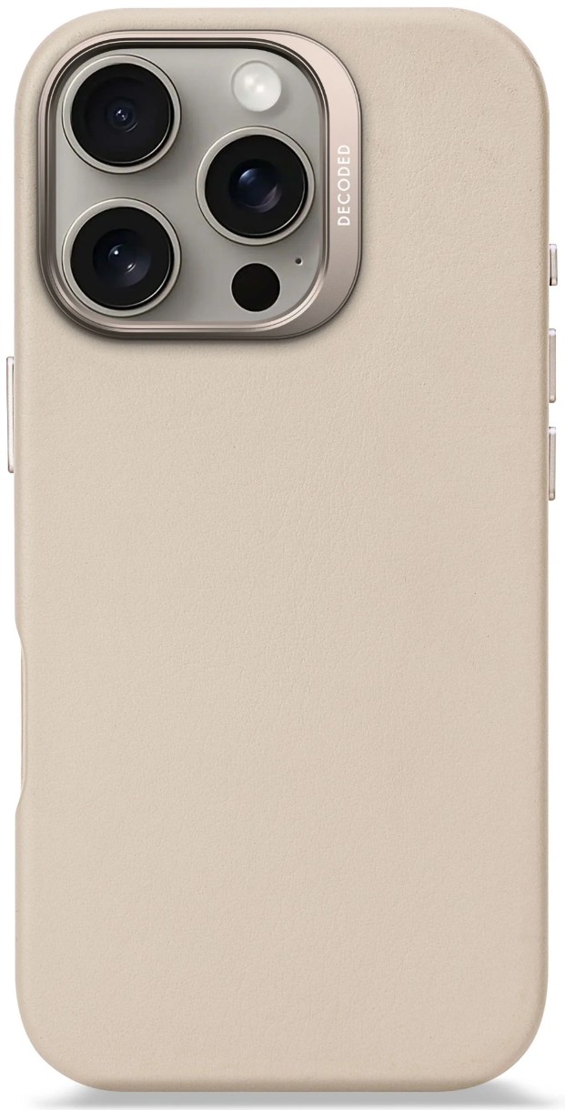 Husa de protecție Decoded Leather iPhone 16 Pro Clay (D25IPO16PBC1CY)