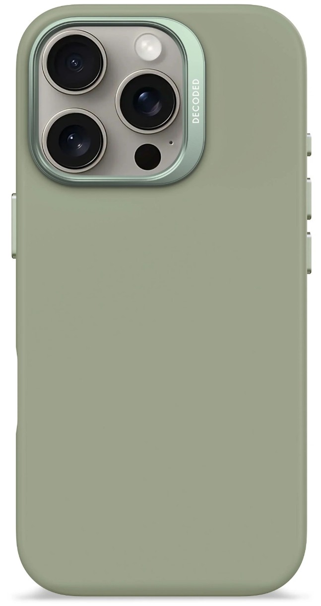 Husa de protecție Decoded Coque Silicone Antimicrob iPhone 16 Pro Max Jade (D25IPO16PMBCS9JN)