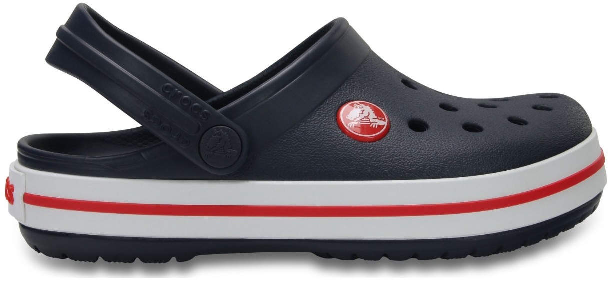 Șlapi pentru copii Crocs Crocband Clog K Navy/Red, s.32-33
