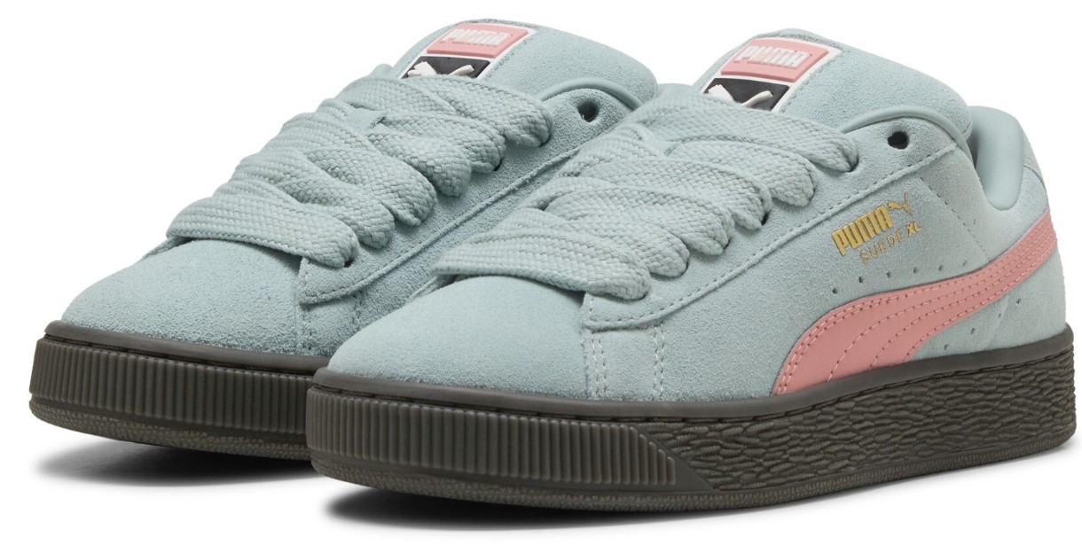 Кеды детские Puma Suede XL Jr Modern Mint/Pink Fruit, s.39