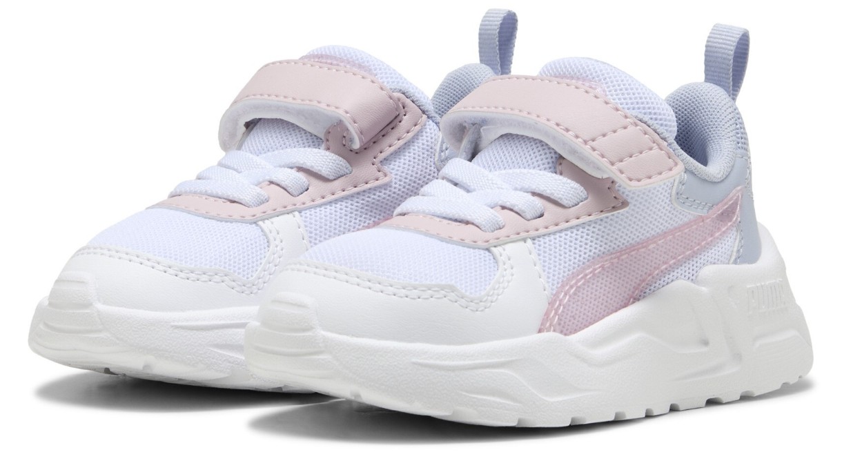 Adidași pentru copii Puma Trinity Lite Blurry Dreams Ac+ Inf Puma White/Rose Mauve/Cool Weather, s.23