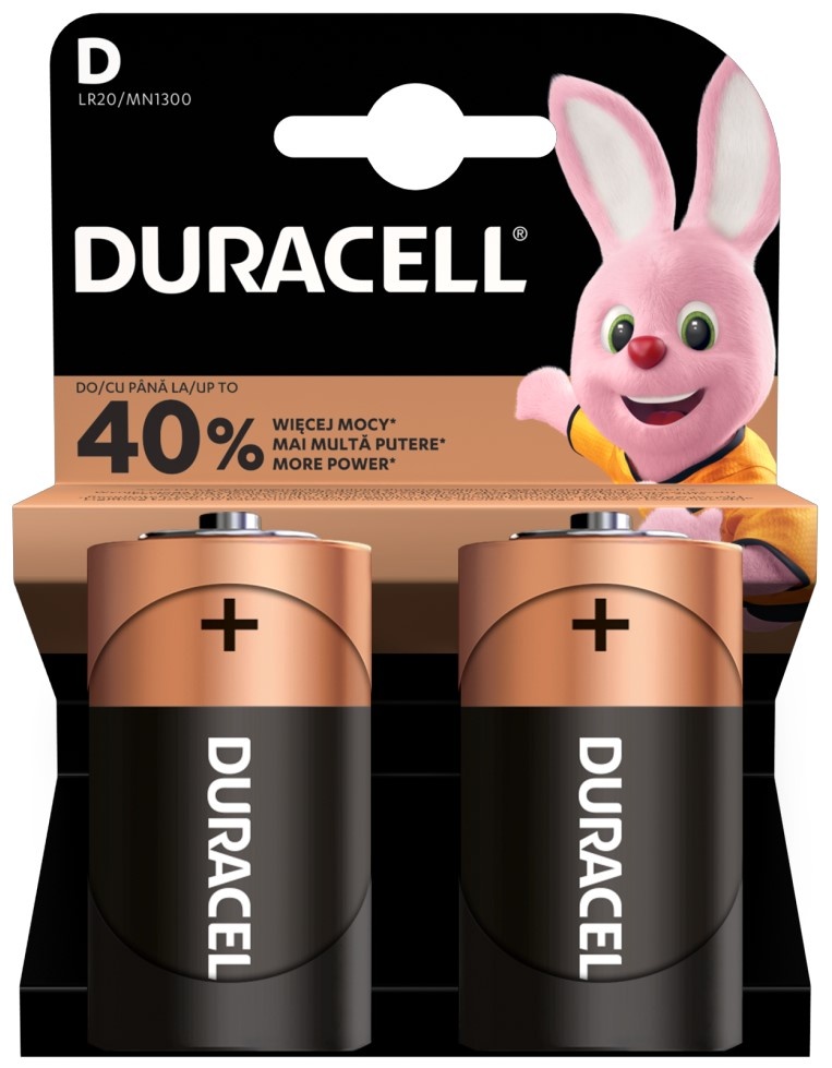Set baterii Duracell D MN1300 2pcs