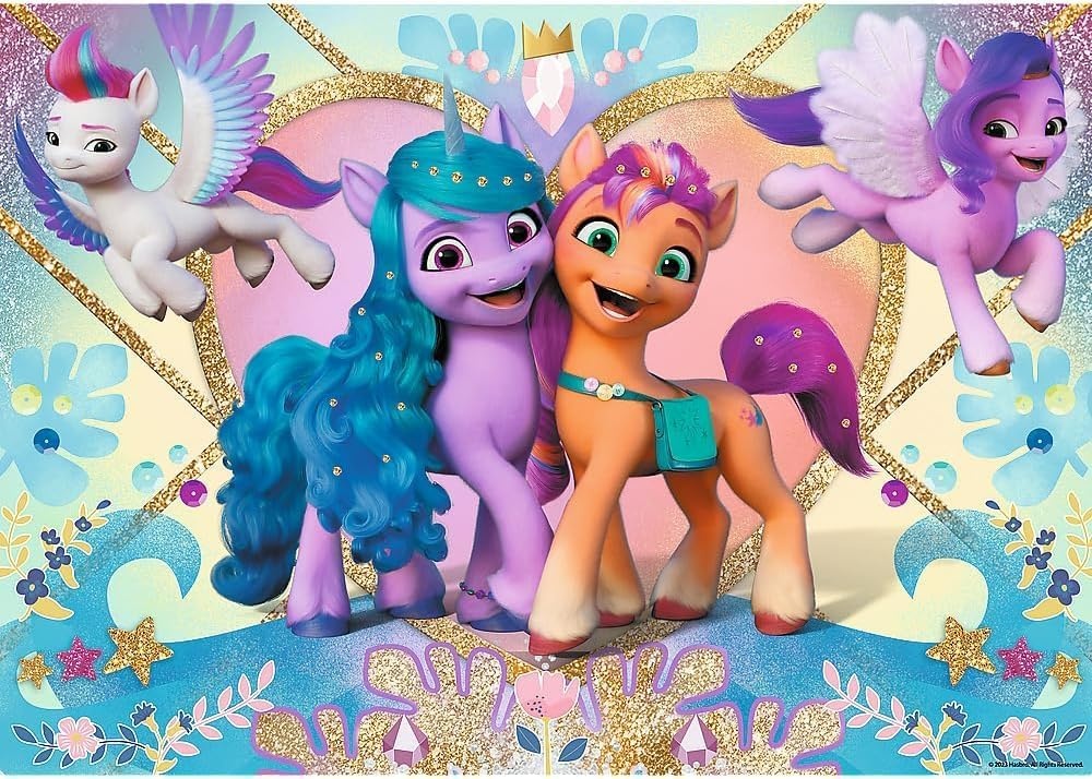 Пазл Trefl 100 Glitter Shiny Ponies (14831)