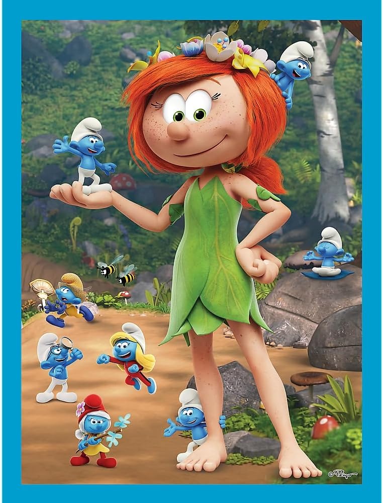 Puzzle Trefl 2in1: Smurfs have fun / The Smurfs (93656)