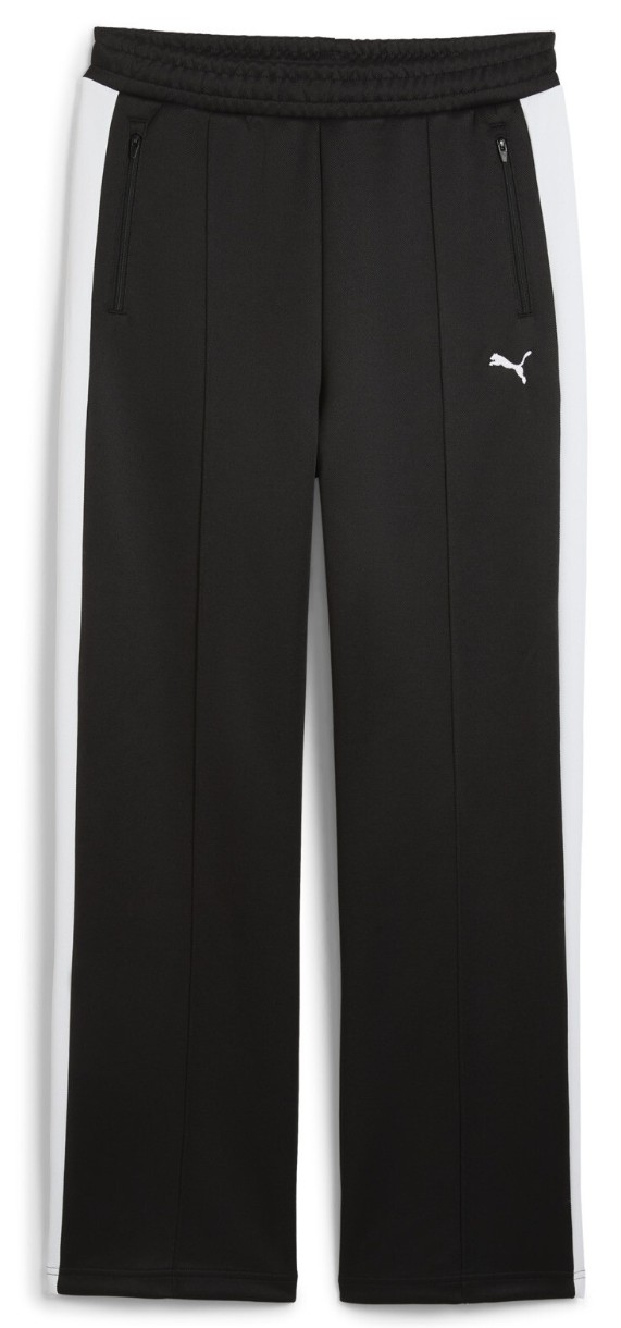 Pantaloni spotivi de dame Puma T7 Always On Straight Track Pants Op Puma Black, s.L