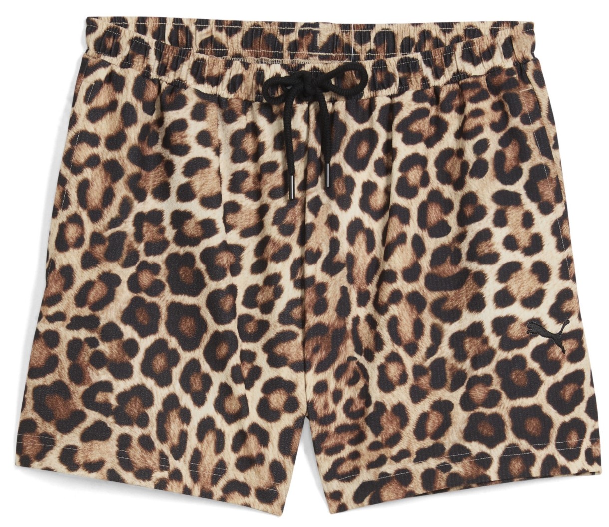 Pantaloni scurți dame Puma Wardrobe Ess Leo Luxe A-Line Aop Shorts 3 Wv Alpine Snow, s.XL
