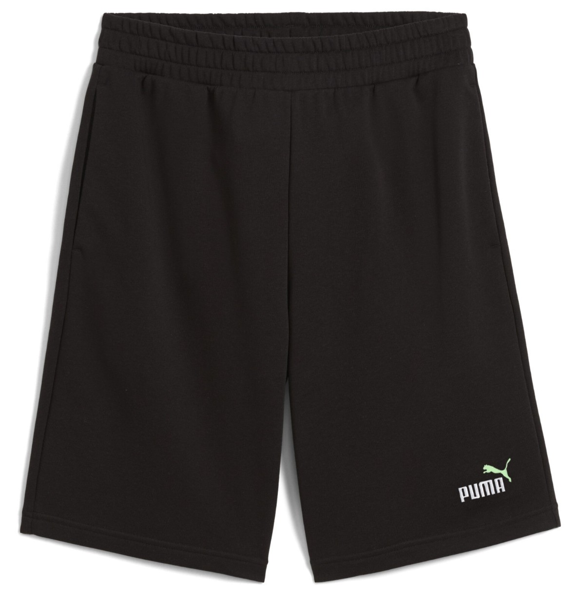 Pantaloni scurți pentru bărbați Puma Ess 2 Color No. 1 Logo Shorts 10 Tr Puma Black/Spring Fern, s.XXL