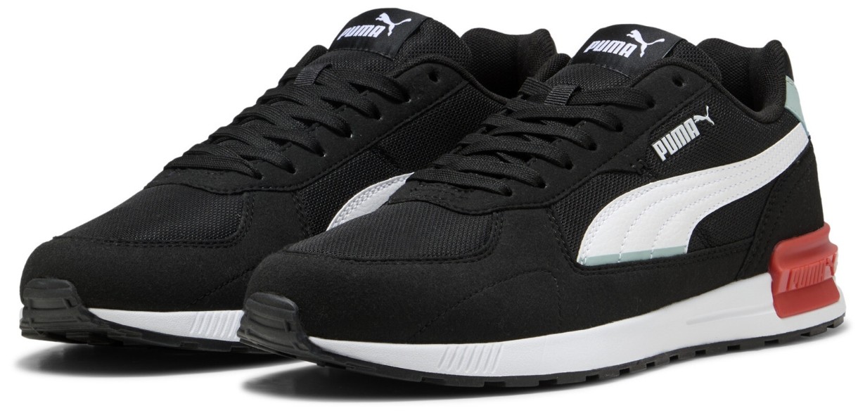 Adidași pentru bărbați Puma Graviton Puma Black/White/Modern Mint, s.42.5