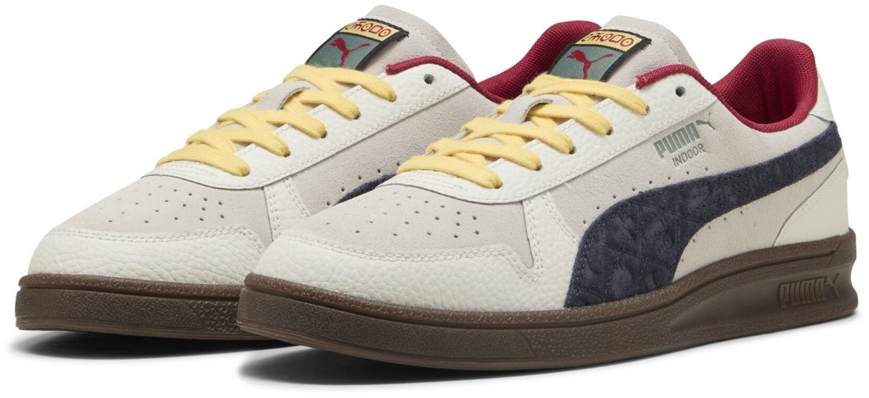 Ghete pentru bărbați Puma Indoor Road To Unity Warm White/Puma Black/Gum, s.43