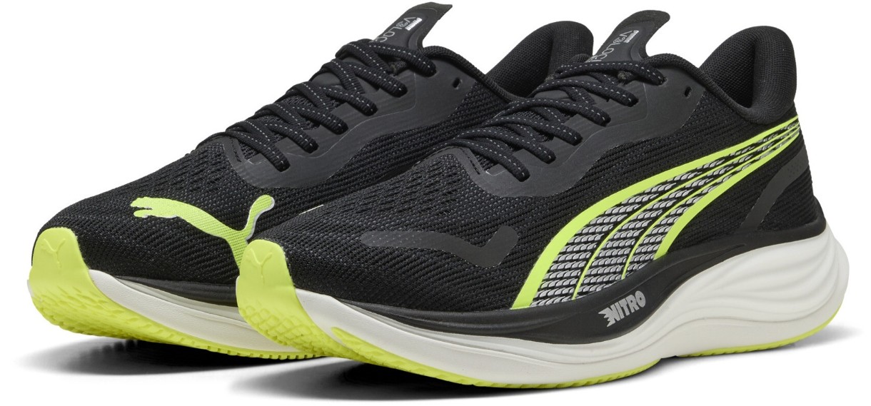 Кроссовки мужские Puma Velocity Nitro 3 Puma Black/Yellow Alert, s.44.5