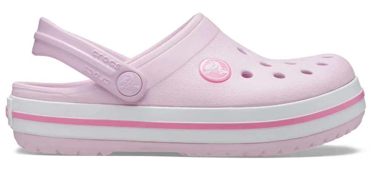 Шлёпанцы детские Crocs Crocband Clog K Pink, s.34-35