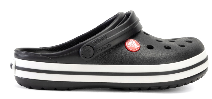 Шлёпанцы детские Crocs Crocband Clog K Black, s.34-35