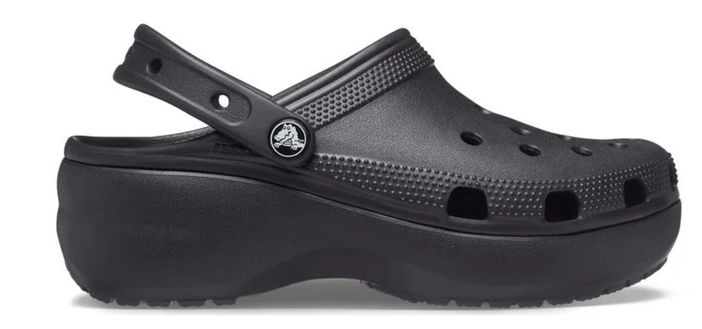 Шлёпанцы женские Crocs Classic Platform Clog W Black, s.39-40
