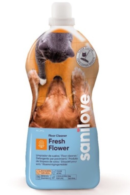 Средство для уборки за животными Sanilove Floor Cleaner Fresh Flower 1.5L