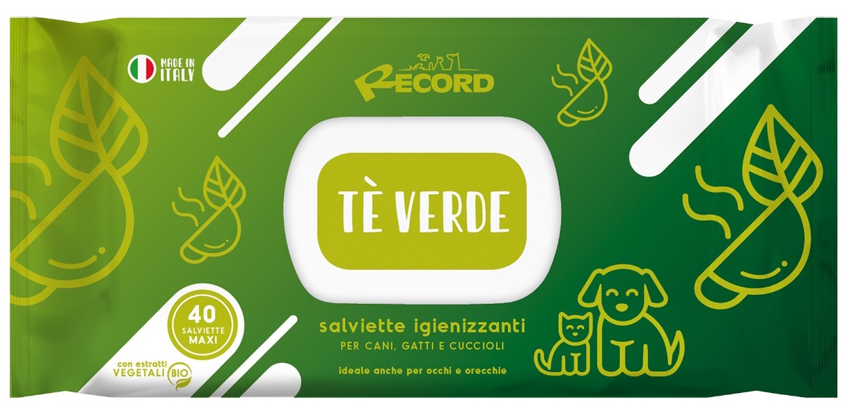 Салфетки Record Maxi Green Tea (7074.4) 40pcs