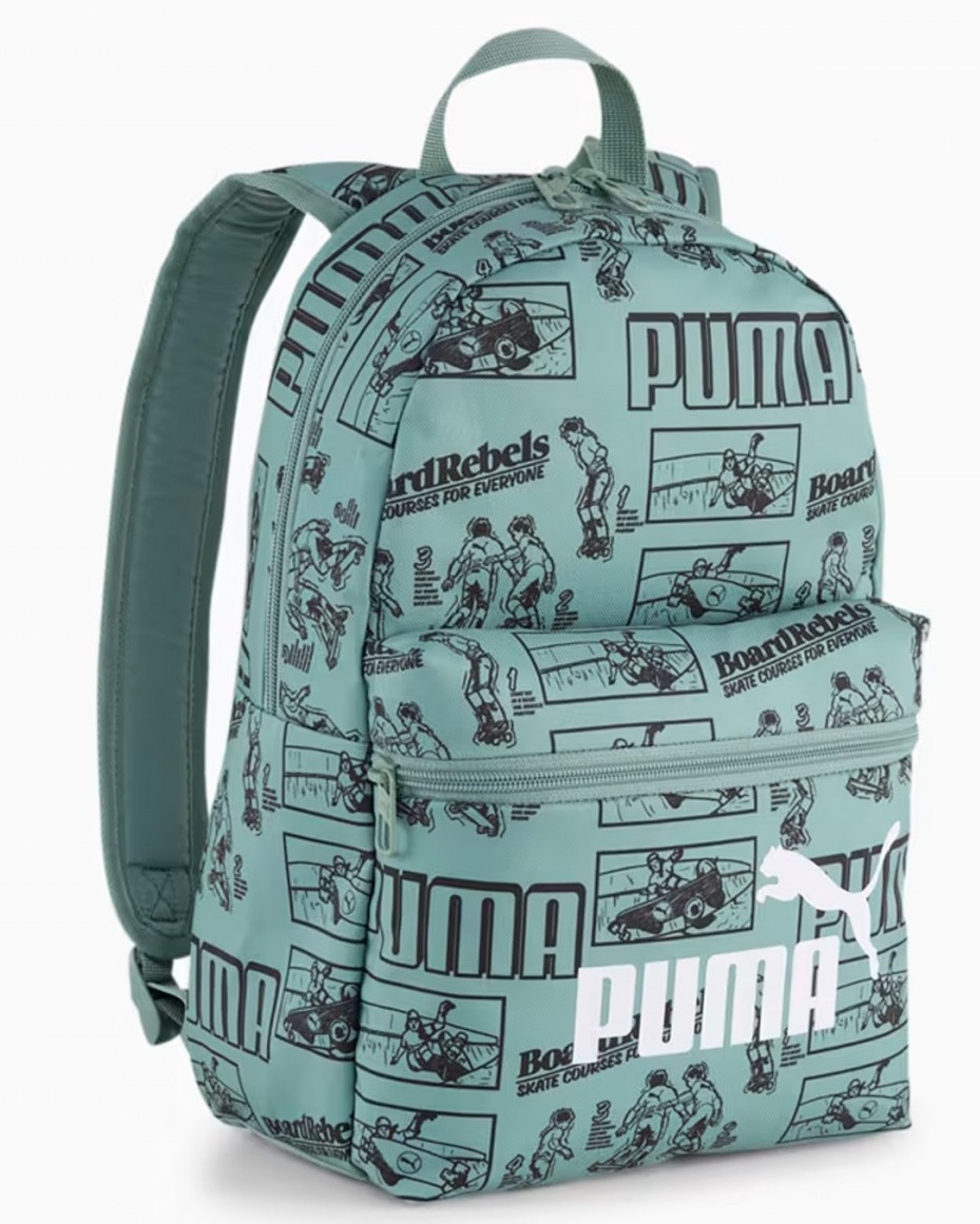 Школьный рюкзак Puma Phase Small Backpack Green Moon/Mid 90ies