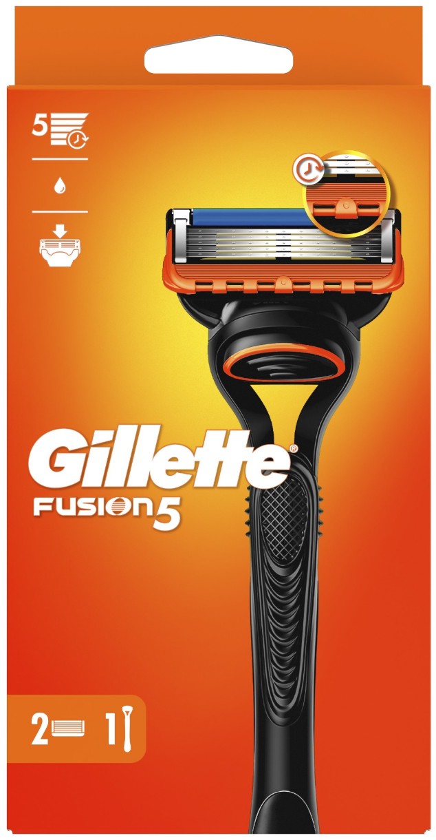 Станок для бритья Gillette Fusion + 2 cassete