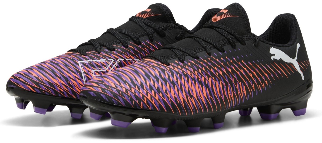 Ghete pentru fotbal Puma Future 8 Play Fg/Ag Puma Black/White/Glowing Red, s.42