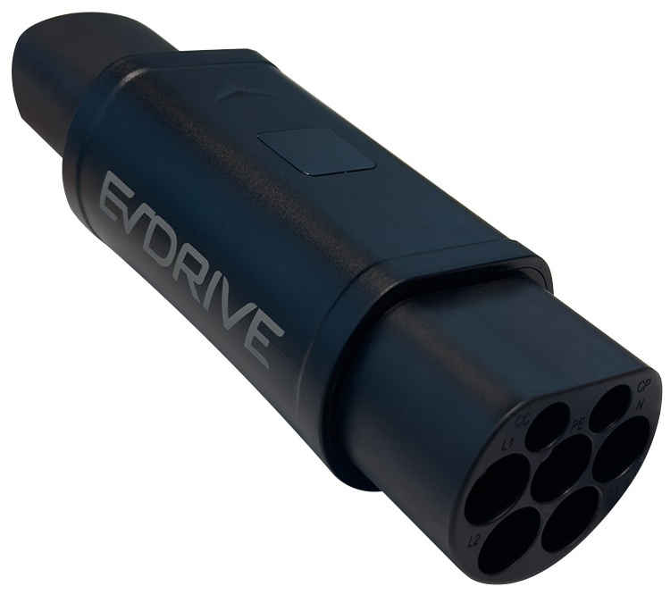 Adaptor de alimentare pentru cablu de încarcare EvDrive T2-TESLA-B