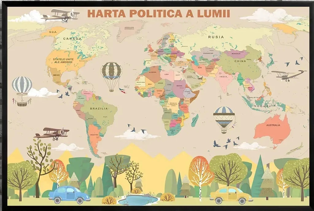 Art Maps Политическая карта мира для детей (200038)