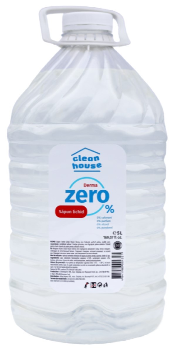 Жидкое мыло для рук Clean House Zero 5L