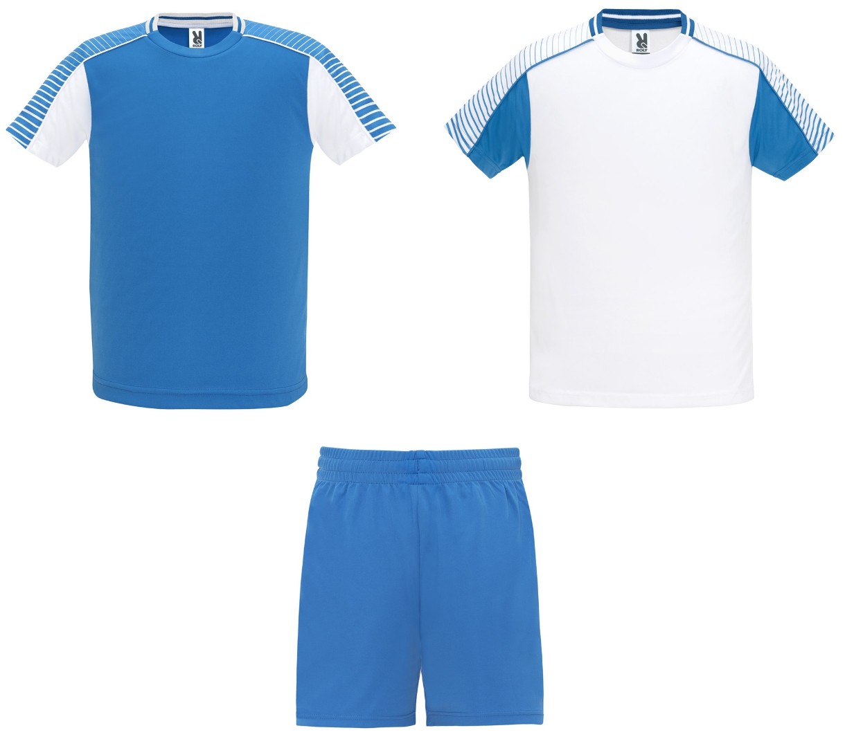 Costum sportiv pentru bărbați Roly Juve 0525 White/Royal Blue, s.XL
