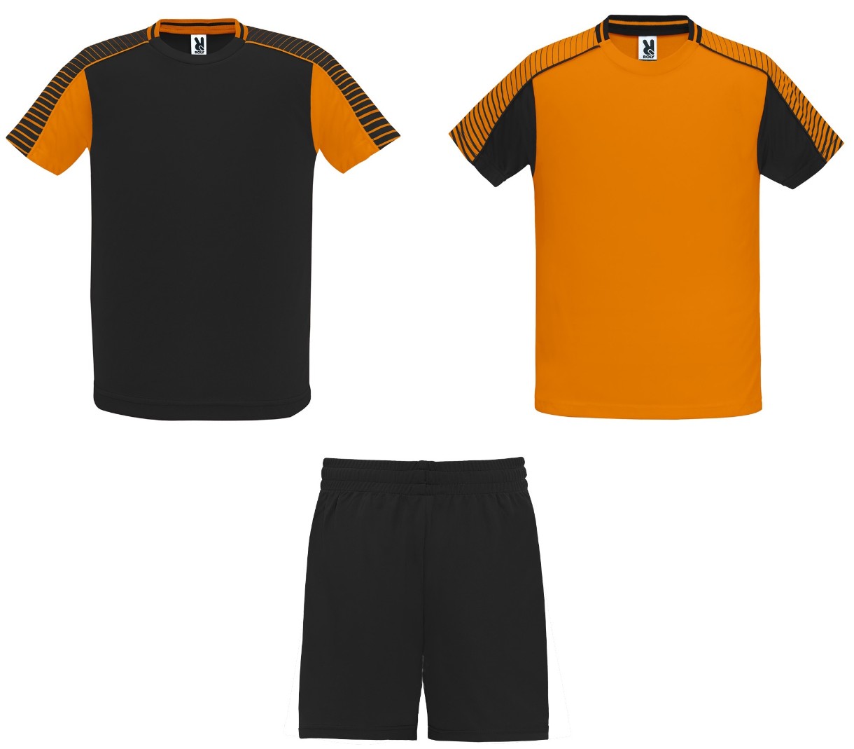 Costum sportiv pentru bărbați Roly Juve 0525 Orange/Black, s.XL