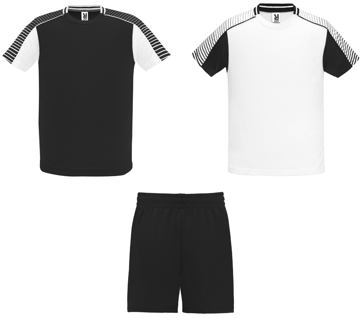 Costum sportiv pentru copii Roly Juve 0525 White/Black, 8 years