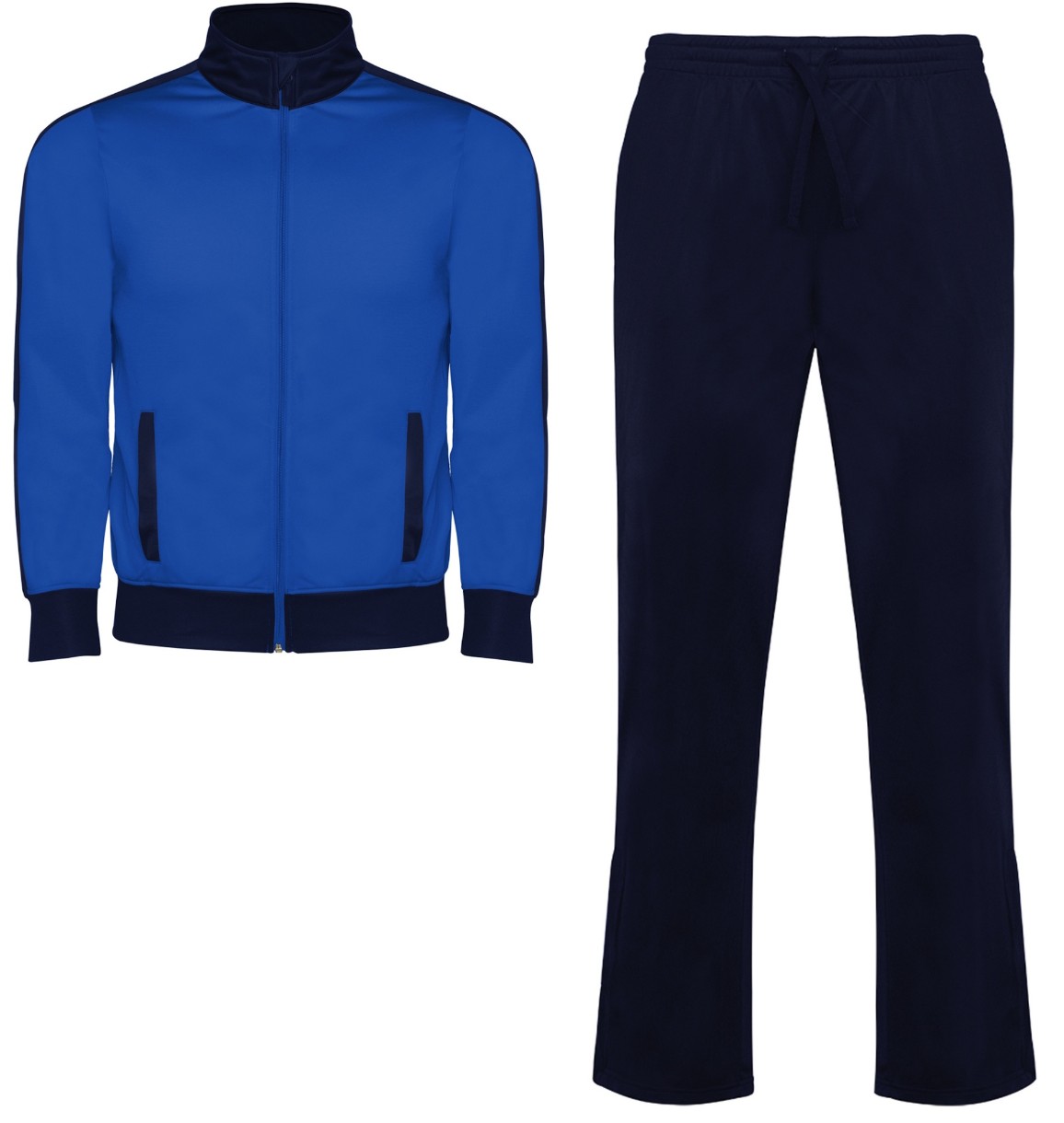 Мужской спортивный костюм Roly Esparta 0338 Royal Blue/Navy Blue, s.XXL